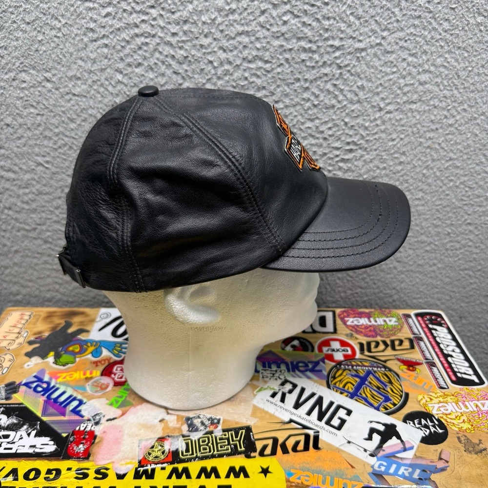 Harley Davidson Leather Hat‎ - Picture 4 of 6